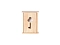 Ключница Wooden heart 810680
